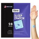 Klova ZSleep Patches for Adults 124; Natural Sleep Aid with Melonatin, Ashwagandha, Valerian, GABA & LTheanine 124; Fall Asleep Faster, Stay Longer & Wake Up Refreshed 124; 28 Sleep Patches