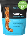 LEGION Whey + Protein whhey Isolate from Grass Fed Cows - Whoy Protein Isolate Powder Low Calorie, Non-GMO, Sugar Free, Laktosa dan Gluten Free, All Natural Protein Powder for Men & Women (60 Sermer)