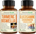 Suplemen Curcumin Turmeric dengan Ekstrak Serrata dan Glucosamin Chondroitin MSM dan Suplemen Turmeric
