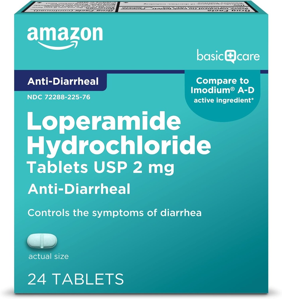 Care Locamide Hydrochloride Tablet, 2 mg, Anti- Diarrheal, 24 Count (Paket 1) (Paket mungkin bervariasi)