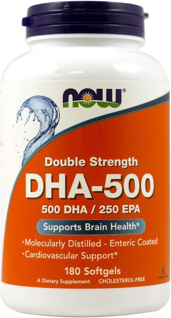 NOW Foods - Dha- 500Mg 180 Sgels (Paket 2)