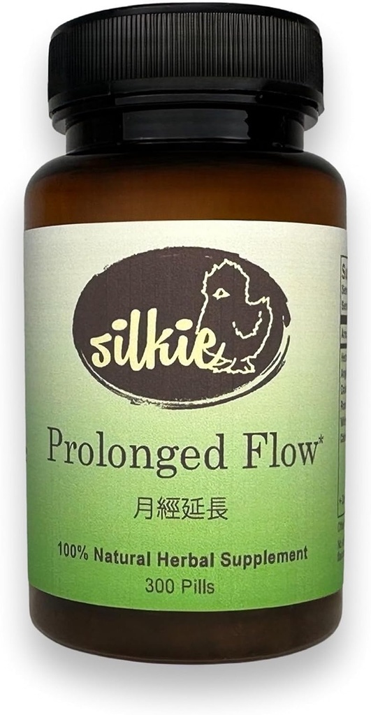 Silkie Amore Flow Supplemen - Dukungan Hormonal, Penurunan Siklus Menstrual, Hot Flashes & Night Sweats Relief, 300 Count