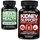 Dukungan Ginjal Detox & Repair 120 Kasuls - Bersama dengan-Men 's Prostate Health Advance Suplemen - 120 Kapsul