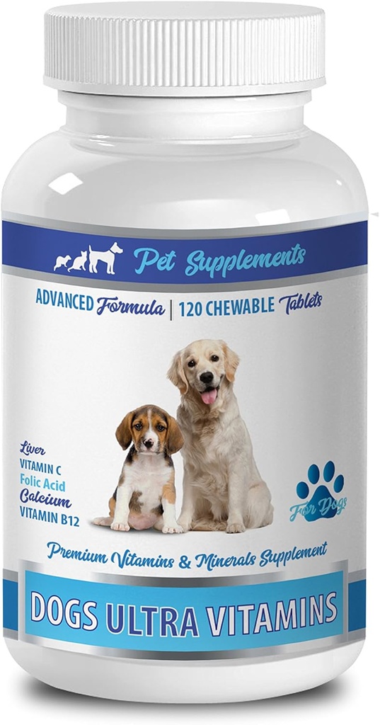 Dog Energy Booster - Ultra Vitamin for Dogs - Chews - Powerful Formula - Mineral Complex
