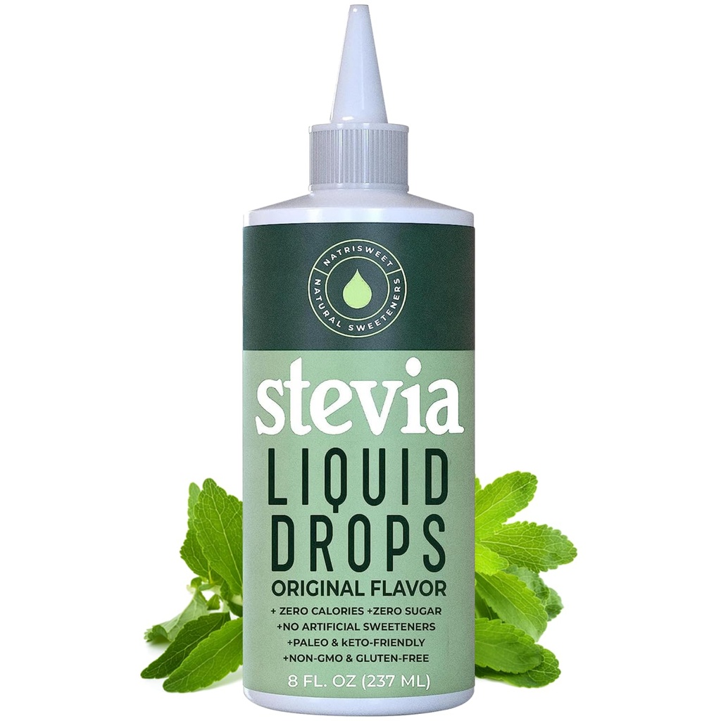 Hestia Liquid Drops, 8 Fl oz, 1823 Servis, Pure Concentbarding Drops with Zero Calories & Zero Carbs, Delicious Sugar Substints Great for Keto & Paleo Diets, by Natrisweet