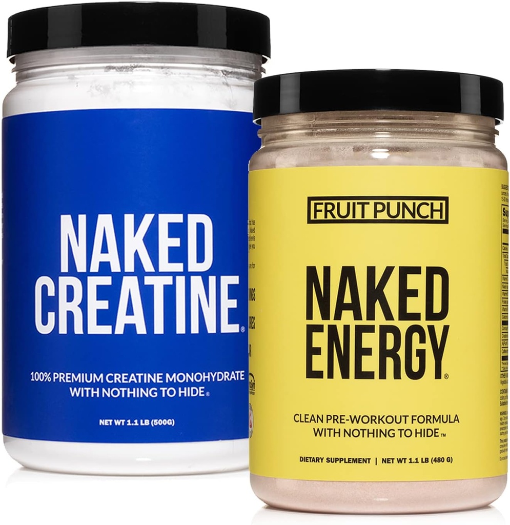NASked Workout Recovery Bundle: Fruit Punch Energy Creatine