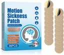 Motion Sickness Patch, 36 Count Ship EEZ Sea Sickness Patch Non Drowsy for Airplanes Car or Train, Fast Acting & 72 Hours Long (36 Count (Pack of 1))