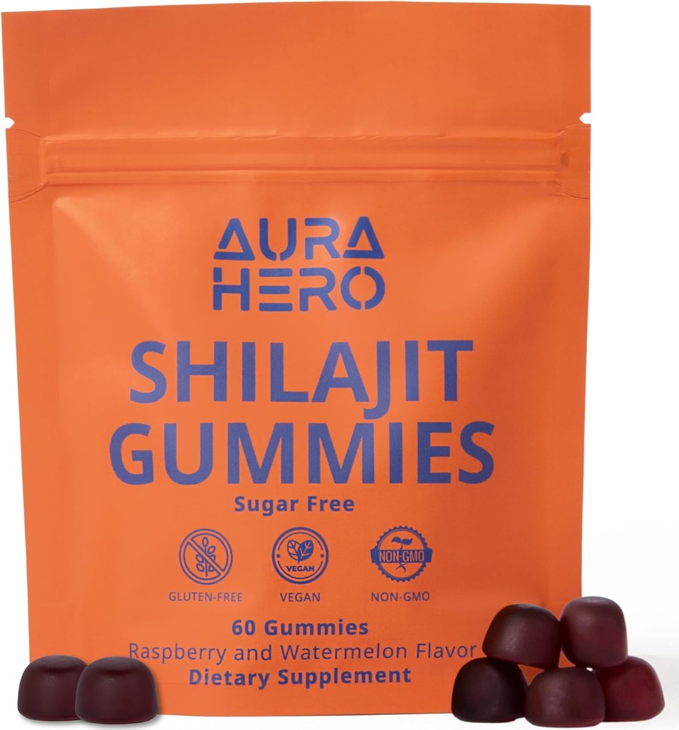 Pure Himalaya Shilajit Gummies for Men & Women - 1.000mg Autenic Himalaya Suplemen Gummy 124; Gummy Testosteron Organik Bagi Pria 124; 60 PCS 124; Raspberry Watermelon Flavor 124; 85 + Telusuri Mineral