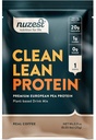 Nuzest - Pea Protein Powder - Clean Lean Protein, Premium Vegan Plant Based Protein Powder, Dairy Free, Gluten Free, GMO Free, Alamed Sweeded Protein Shake, Real Coffee, 1 Serving, 0.9 oz