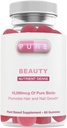Beauty Beauty 124; 10,000mcg of Pure Biotin 126; 60 Deticious Plant Based Gummies Ai4; Heally Hair, Skin & Nail Dukung 126; oleh Murni, INC.