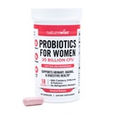 Produksi Naturewise untuk Perempuan + Organik Pregories D- Mannose & Cranberry - Produksi Vaginal untuk keseimbangan PH, Tract Digetical & Urinary - 18 Strains, 20 Milyar CFU - 60 Capsules [Supply 60 Hari]