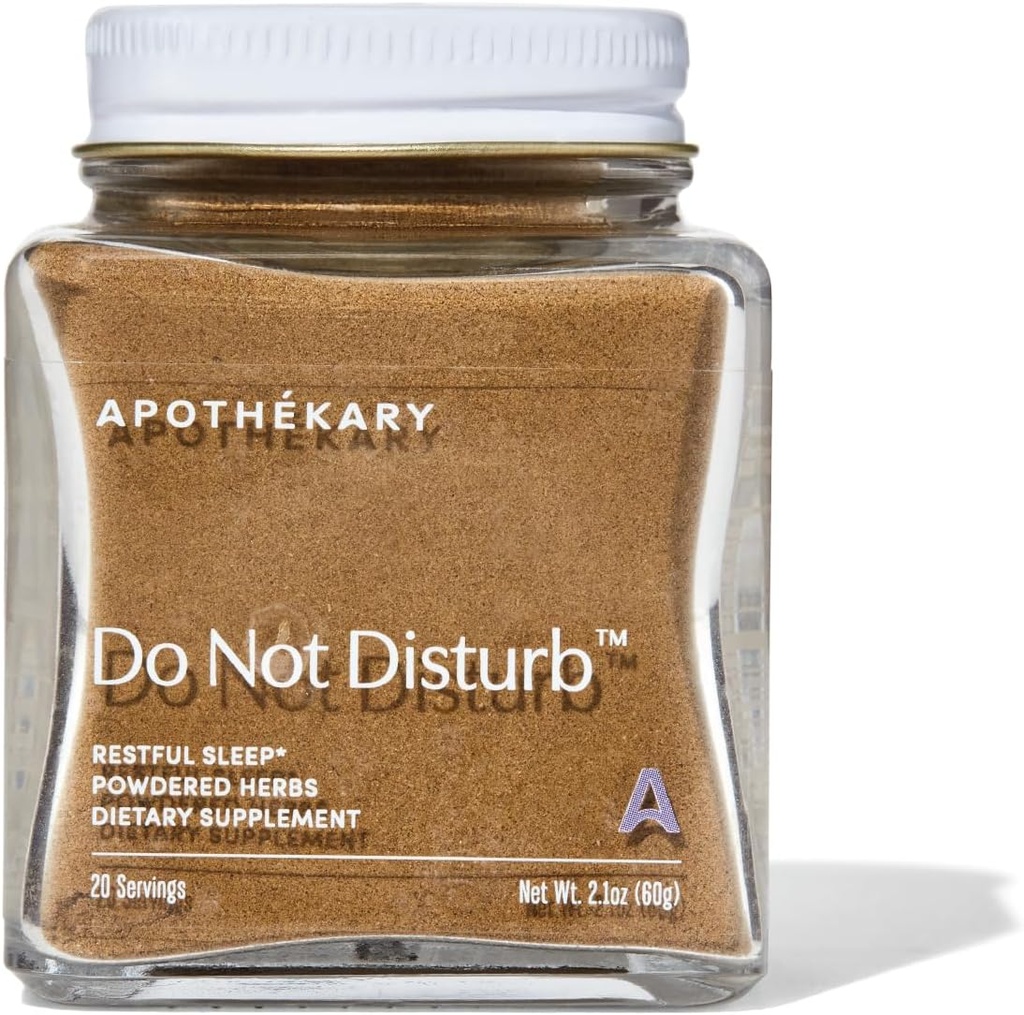 Apoteker Jangan Disturb Support Tidur, Herbal Powder, Sugar Free, Gluten- Free, Vegan, Plant-Based