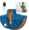 Weighted Heating Pad for Neck and Shoulders and Back, 2.5lb Neck Pad for Back Pain Relief, Shoulder Hoating Pad dengan 5 Pengaturan Panas, 4 Pengaturan Waktu, Hadiah Hari Valentine untuk Pria Perempuan