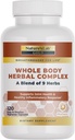 Nature 's Lab Gold Whole Body Herbal Complex - Turmeric, Boswellia, Ginger, Green Tea, Rosemary - 120 Capsules (Supply 60 Hari)