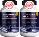 Flow Force Max Extra Prostate Suplemen untuk Men Kapsul, Suplemen Kesehatan - Kekuatan Maksimal, Semua Natural untuk Mendukung Fungsi Normal & Kesehatan (120 Kapsul) (2 Pack)