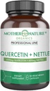 Quercetin 600mg & Nettle 600mg - Natural Flavonoid Suplemen untuk Seasonal Irritants, Respon Ammune, Penuaan Sehat dan Umur-panjang - Non Drowsy, Non GMO, Vegan - (90 Capsules)