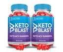 (2 Paket) Apple Cider Vinegar Gummies 100MG Keto Blast Keto ACV Gummies Advanced Formula dengan Powder Beet Juice B12 Vegan Non GMO 120 Gummys