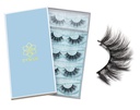 DYSILK Lash Palsu Eyelases - Eye Lashes Mines Lashes 5 Pair 6D Lashes Fluffy Lashes Fake Eye Lashes Reality Look Wimoping Strip Lash Faush Extensions Palsu Kit 1241- 15mm