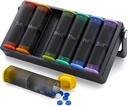 Weekly Pill Organizer 3 Kali sehari (Hitam) dan Weekly Pill Organizer Dua kali sehari (TranslucentBlack)