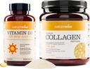 NatureWise Vitamin D3 5000iu (125 mcg) 1 Tahun Supply for Healthy Muscle Enhanced Collagen Peptides (45 Servis) - Tipe Hidrolyzed I & III