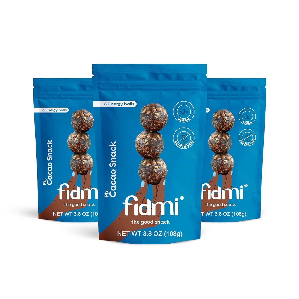 Fidmi Snack Energy Balls Cacao 124; VEGAN - Gluten Free