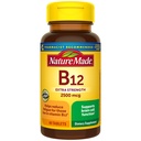 Nature Made Energy Vitamin B12 2500 mcg, Dietary Suplemen Dietary for Energy Metabolism Dukungan, 60 Tablets, Supply 60 Hari
