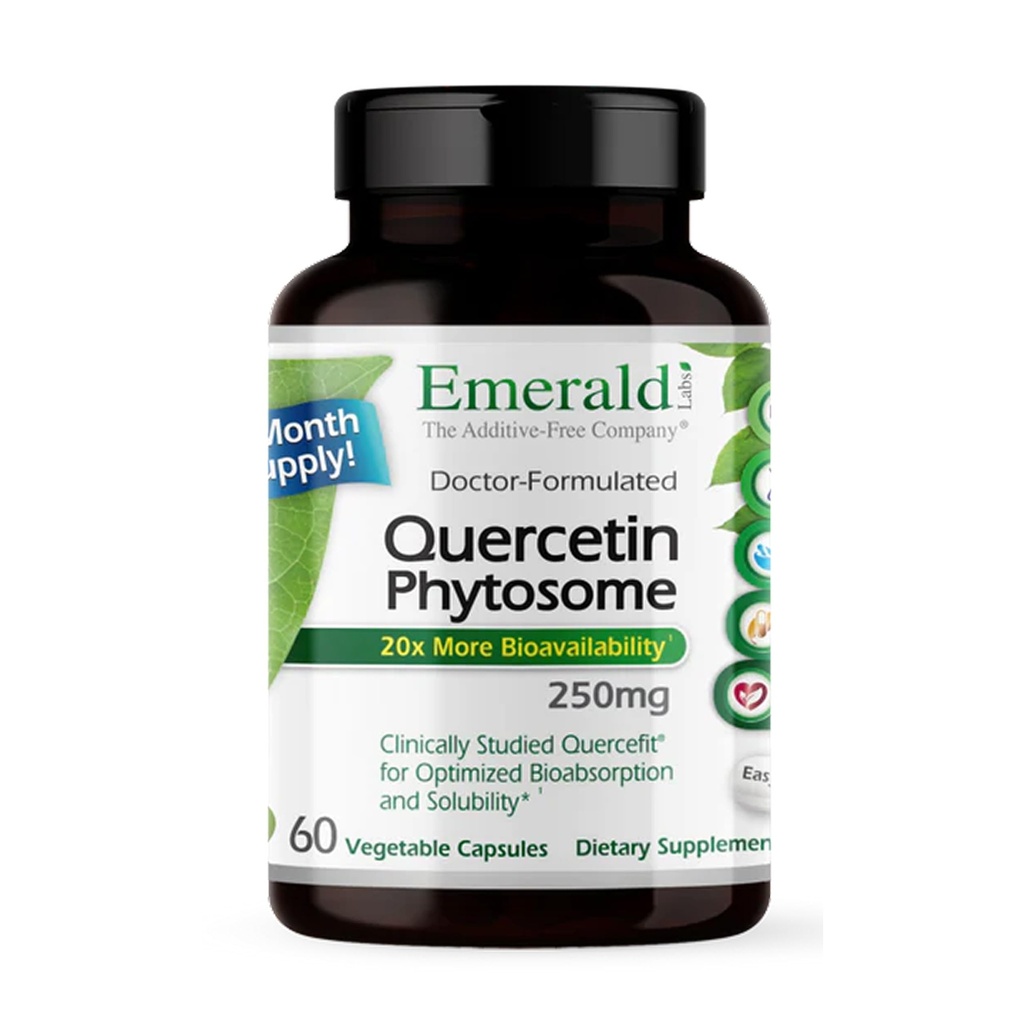 EMERALD LABS Quercetin Phyto me - Quercetin Complex for Immune Dukung - Vegan & Gluten- Free - 60 Vegetable Capsules