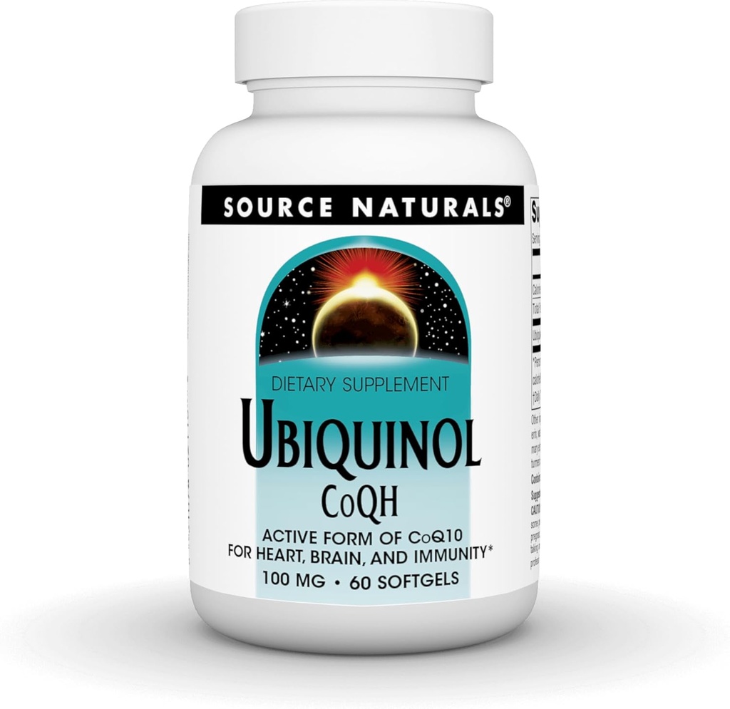 Sumber Ubiquinol CoQH 100mg Serving - 60 Softgels