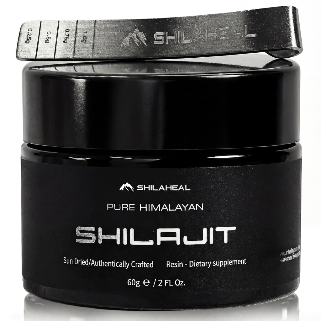 Shilajit Autentic Himalaya Shilajit Resin for Men & Women, High Fulvic Acid, Energy & Stamina, Ammune, 85 + Trace Mineral, Lab Test Organic Shilajit Resin, 100% Natural, 60 Grams
