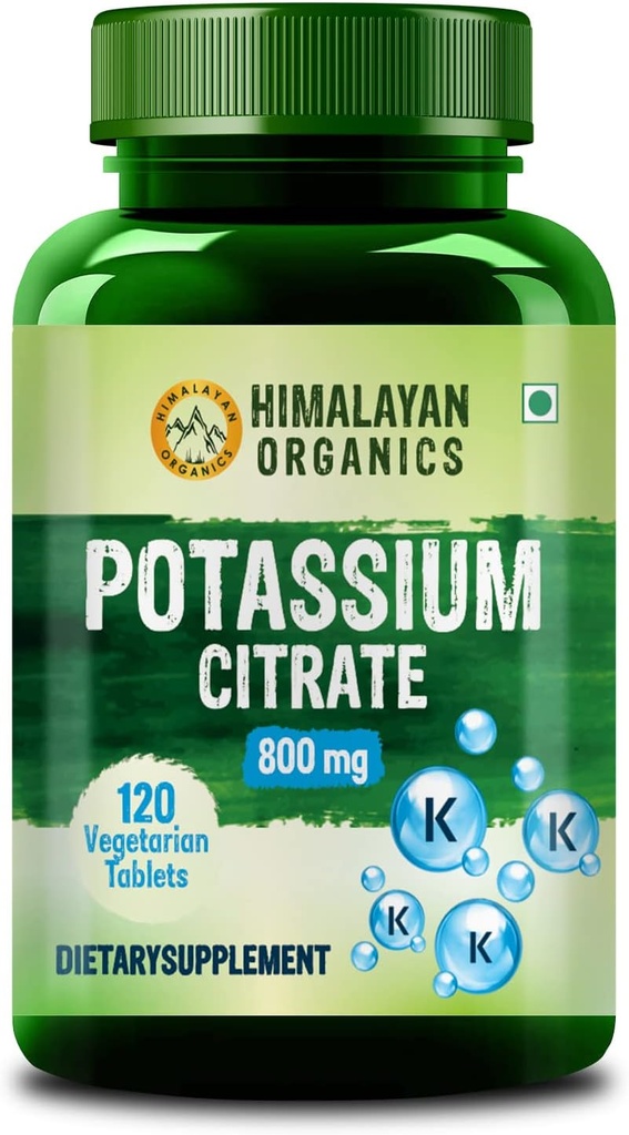 Hilayan Organics Potnalar Citrate 800mg Tambahan untuk Pria & Perempuan - 120 Bible Veg