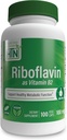 Health Thru Nutrection Riboflavin 100mg Vitamin B2 100 Vevecaps 124; Support Healthy Energy Metabolic Charction & Nerve System 124; 3rd Party Test 124; Non-GMO Soy & Gluten Free Hipoherallergenic