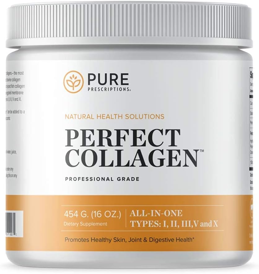 Murni Hidrolyzed Multi Collagen Peptides Powder Suplemen Protein - Tipes I, II, III, X - 5 Tipes of Grass Fed, Wild Caught Food Sourced Collagen - 16 Pouch - Flavorless