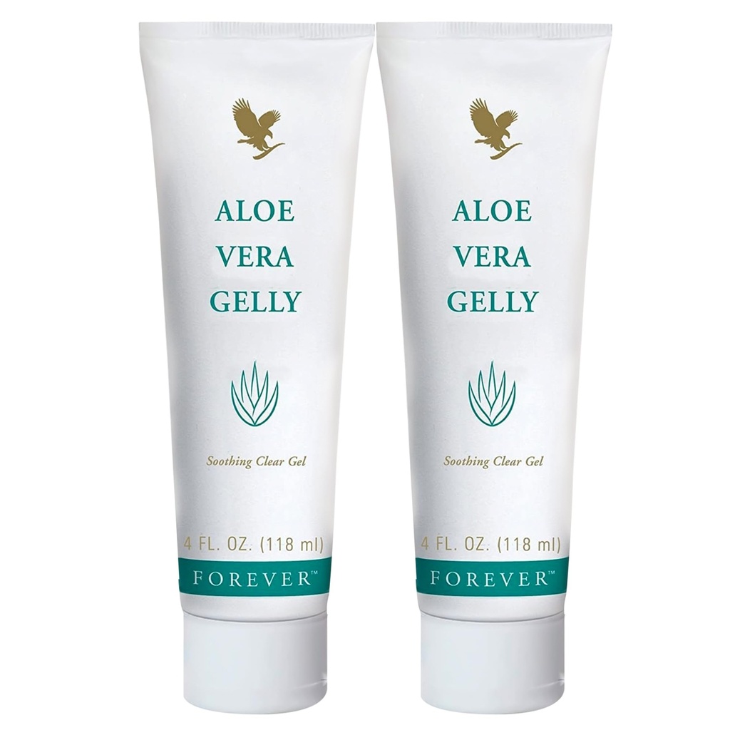 Hidup Selamanya - Aloe Vera Golly - Pure Aloe Gel ke Salee, Moisturize dan Kondisi - Vegan dan Gluten- Bebas - 4 fl oz (Paket 2)