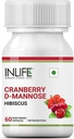 Cranberry Generik 400mg D-Mannose 400mg & Hibiscus 200mg Extract Urinary Trakt UTI Health Suplemen - 60 Vegetarian Capsules (Paket 1)