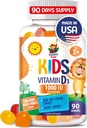 SUNNY SAM Vitamin D3 Gummies 1000 IU untuk Anak-anak & Dewasa - Imuniune Dukung Chews with Natural Flavor - Vegetarian, Ganatin-Free Imune Dukung Vitamin for Children