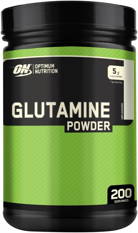 Bubuk Glutamin Nutrition Optimum, tak bercita-rasa, 2.2 LB (1000 gram) 194 porsi