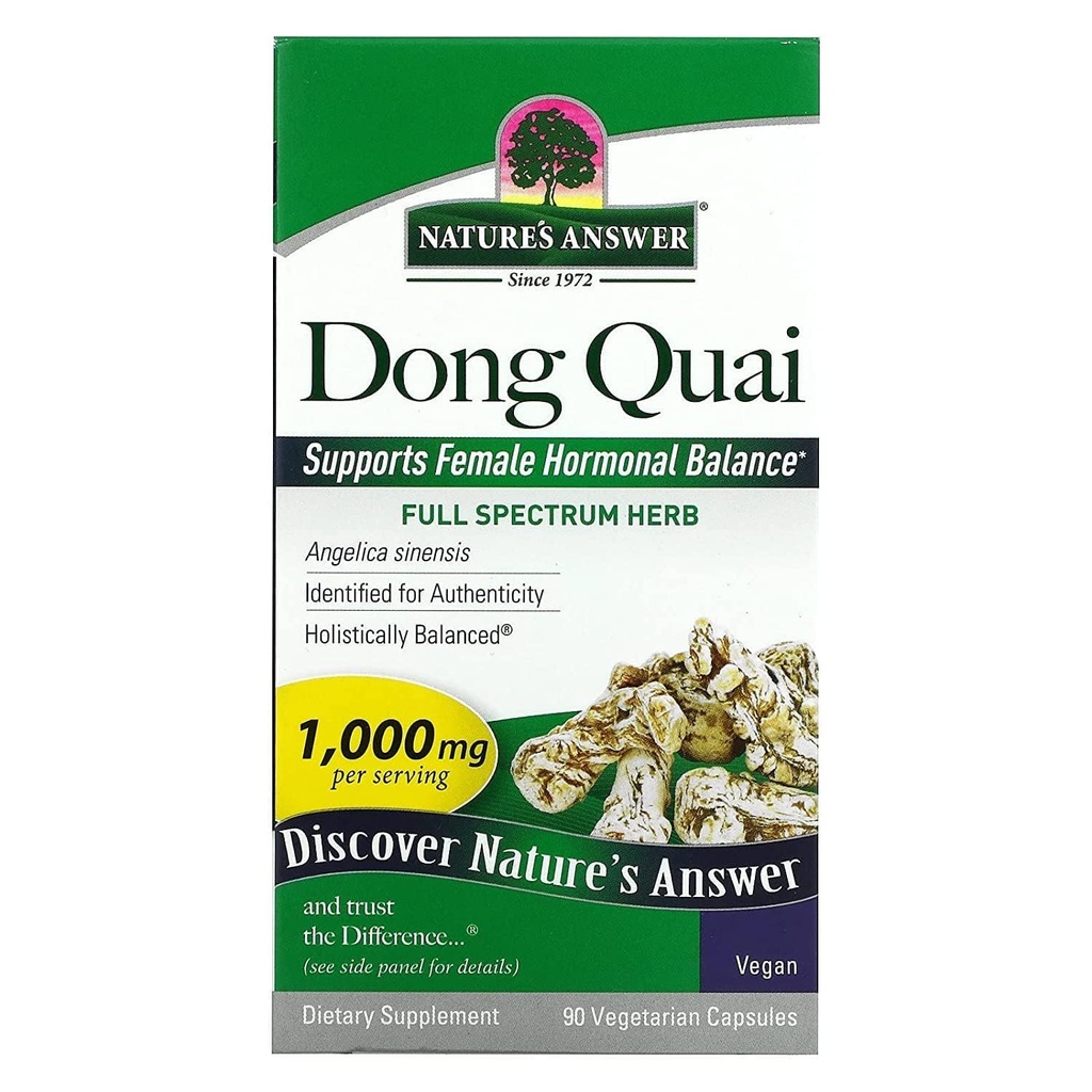 Nature 's Respon Dong Quai Root 1000mg 124; Dietary Suplement: