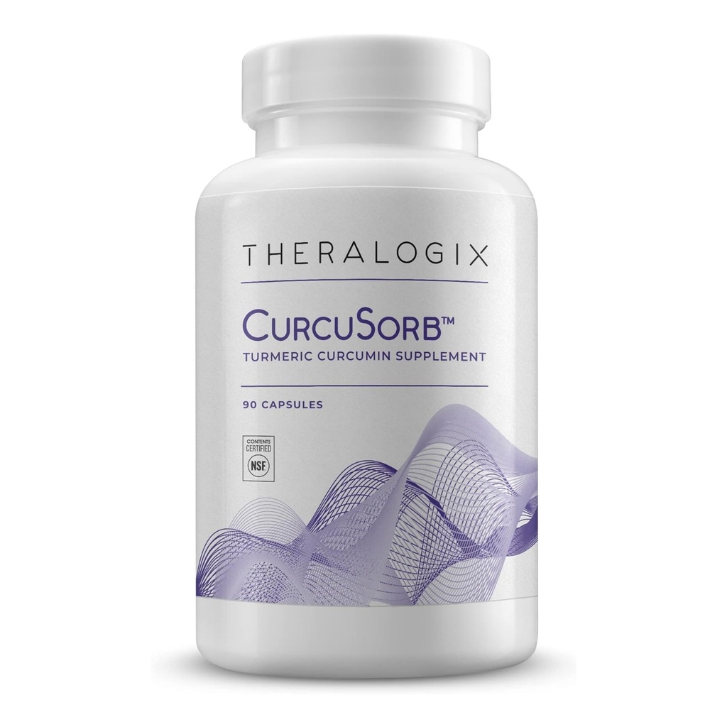 Suplemen CurcuSorb Turmunic Curcumin - Tambahan 90 Hari - Tinggi - Kurcumin Penyerangan Turmeric - Pendukung Otak, Hati, Imune & Kesehatan Gabungan - Aids Sehat - NSF Disertifikasi - 90 Kapsul