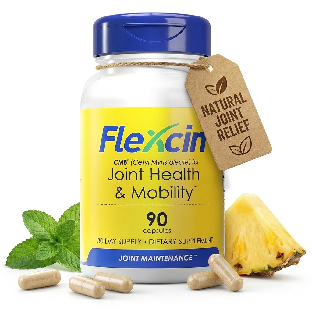 Flexcin Gabungan Kesehatan & Mobility Formula dengan CM8 (90 Kapsul)