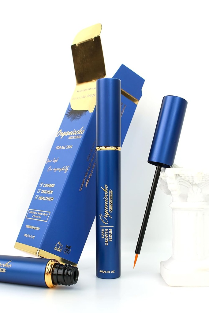 Organik Eyelash Growth Serum, Achieve Your Dream Lashes Tentu, Rapid Lash Enhancing Serum, USA