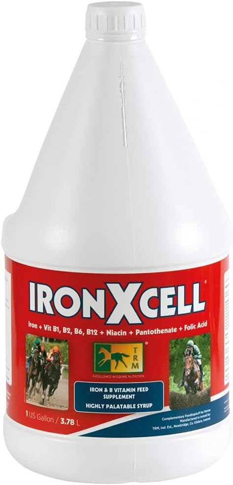 TRM IronXcell Liquid Feed Supplement untuk Metabolisme Sehat dan Hindu 124; Meningkatkan Energi dan Performance - 126 fl oz / 1 US Gal (3.78 Liter) - 126 fL oz (1 US Gal)