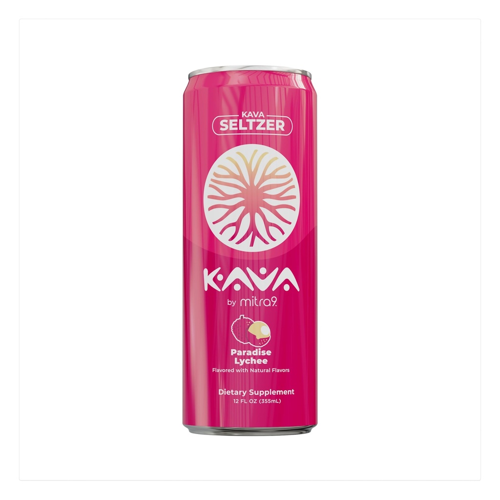 MITRA9 Botanical Deverages - Coconut Lychee Sparkling Kava Dgn Kava Root Extract - Mood Enhancer - Plant Based - Promotes Natural Calle & Clarity (12 Fl. Oz) (4)