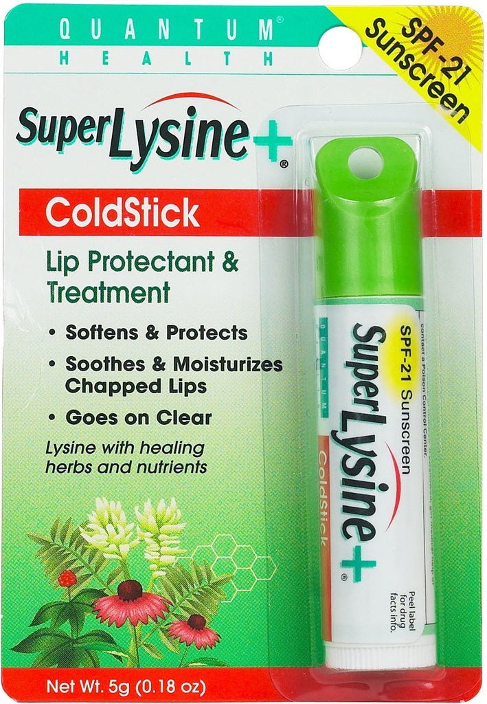 Quantum Super Lysine dan Cold Stick Taut Protector and Cold Sore Treatment - 0.18 oz