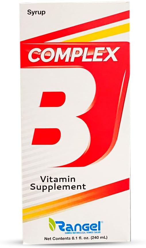 Rangel Complejo B Suplemento Vitamnikico, 8.1 Fl Oz (Kembungkus 1), Kuning