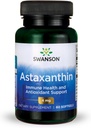 Swanson Astaxanthin Eye Vision Brain Skin Health Health Antioksidant Support (Astaxanthin 4 mg) 60 Softgels Sgels