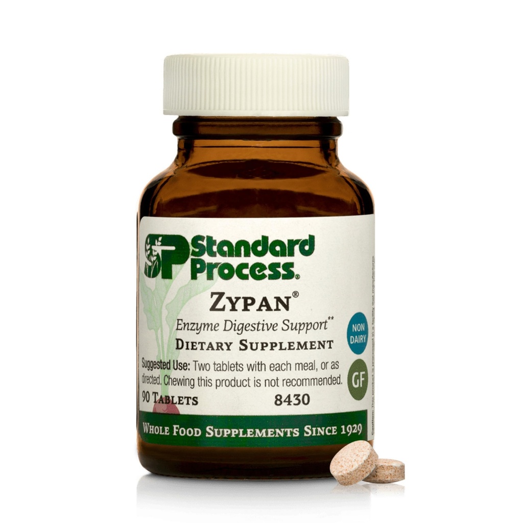 Proses Standar Zypan - Dukungan Kesehatan Digetical - Tambahan HCI dengan Pankretin, Betaine Hydrochloride & Pepsin - Dukung Distribute Macronutrient - 90 Tablet