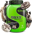 Species Nutition Isolyze Whey Protein Powder, 100% Whey Isolate for Muscle Building, 27.5g Protein Per Scoop, No Sugar & Low Fat (Cookies & Cream, 44 Servings)