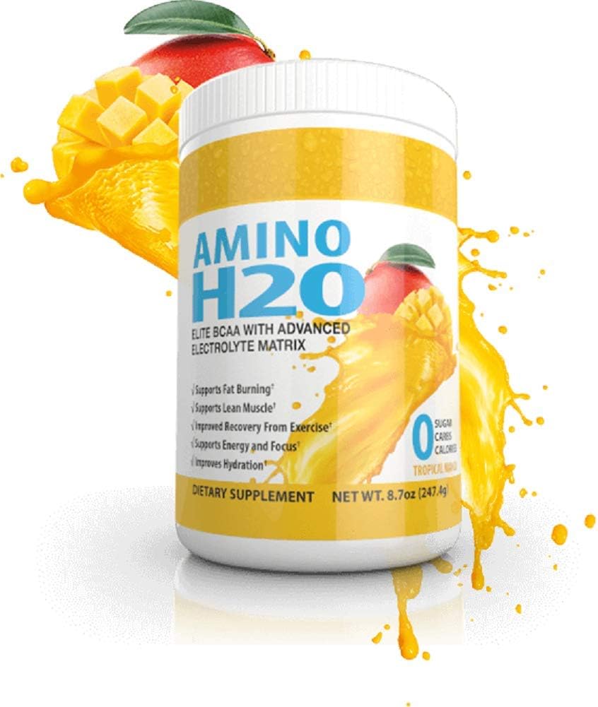 Amino H20 (Tambahan BCAA; 124; Energi Alam 124; Zero Caffeine 124; Zero Sugar 124; Zero Calories; Zero Recovery 124; Zero Glutan 124; Zero Carbs 124; Zero Animal Products)