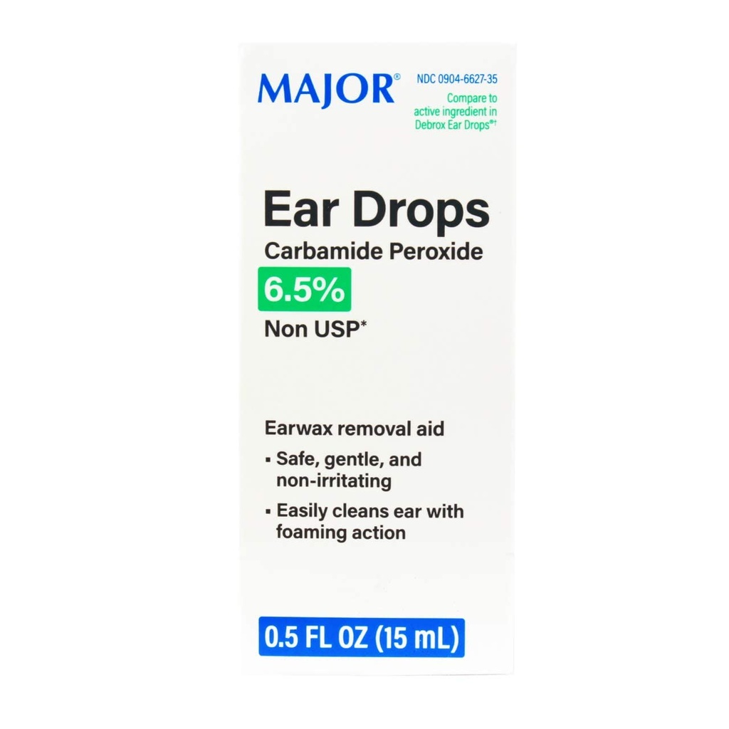 Farmasi Utama 255984 Otic Ear Drop, Bandingkan ke Debrox, 15 mL Volume, kotak