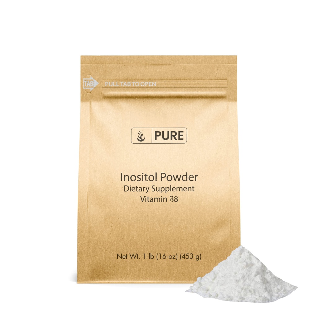 Murni Inosiol Asli (Vitamin B8) Powder (1 lb) Selalu Murni, Tak Ada Pengisian Atau Addonisme